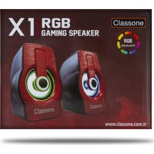 Classone X1 Rgb Gaming Hoparlör