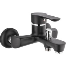 Gms Zümra Siyah Krom Banyo Bataryası ZM303-K