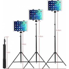 Kyrotech Tablet Tutucu Ipad Tutucu 2 Metre Metal Tripod Ayaklı Stand Tablet Stand