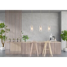 AVONNI AV-4046-1K Krom Kaplama Modern Avize E14 Metal Cam 11cm