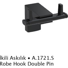 Duxxa F1 Siyah Ikili Askılık A.1721.S