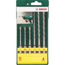 Bosch - Sds-Plus Kırıcı Delici Matkap Ucu Seti 6 Parça (5/5,5/6X110MM 6/7/8X160MM)