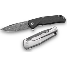 Lionsteel T.r.e. Damascus Raındrop Çakı
