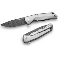 Lionsteel T.r.e. Damascus Raındrop Çakı