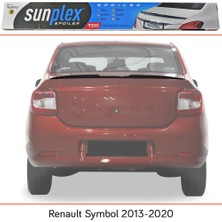 Sunplex Renault Symbol 2013-2020 Spoiler Bagaj Çıtası Piano Black