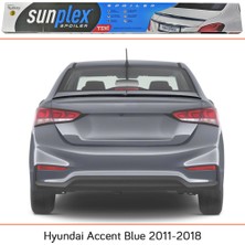 Sunplex Hyundai Accent Blue 2011-2018 Spoiler Bagaj Çıtası Piano Black