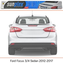 Sunplex Ford Focus 3/4 Sedan 2012-2017 Spoiler Bagaj Çıtası Piano Black