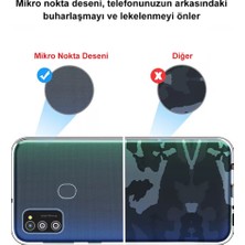 CepStok Samsung Galaxy A51 Kılıf Şeffaf Silikon Kamera Lens Korumalı Tıpalı