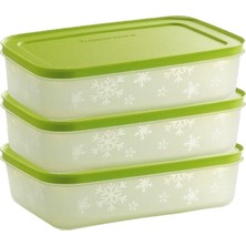 Tupperware Alaska Buzdolabı Saklama Kabı Yatay  3 x 1 lt