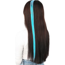 Peruk Market Renkli Sentetik Tekli Çıt Çıt-Bebek Mavisi