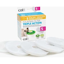 Ferplast Catit Kedi Suluğu Filtresi 5li 43747W 43742W ve 55600 Modelleri