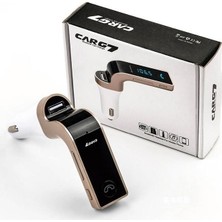 Carg7 Bluetooth Araç Fm Transmitter USB Girişli