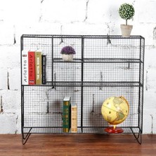 Go Dekor Tel Grid 7’raflı Modern Kitaplık Modeli & Raf Modelleri