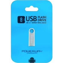 Powerway Powerway 8 GB Metal USB Flash Bellek