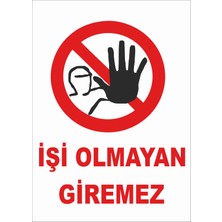 Yıldırım İşi Olmayan Giremez Levhası