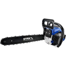 Staxx Power Techno 4.3 Hp 50 cm Pala Tam Professional Çift Egzoz Ağaç Motoru Motorlu Testere Hızar 58 cc