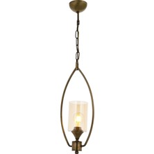 AVONNI AV-1660-1E Eskitme Kaplama Modern Avize E27 Metal Cam 25cm