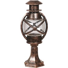 AVONNI BSU-68048-BKR-K Kahverengi Boyalı Dış Mekan Aydınlatma E27 Aluminyum Polikarbon Cam 22cm