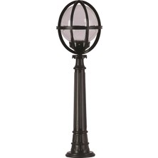 AVONNI BSU-68080-BSY-M1-BOP Siyah Boyalı Dış Mekan Aydınlatma E27 Aluminyum Akrilik Cam 25cm