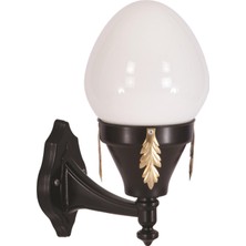 AVONNI BAP-68087-BSY-OP Sarı/Siyah Boyalı Dış Mekan Aydınlatma E27 Aluminyum Döküm Dip Akrilik Cam 40cm