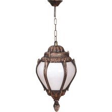 AVONNI BFE-68202-BKR-OP Kahverengi Boyalı Dış Mekan Aydınlatma E27 ABS Akrilik Cam 20cm