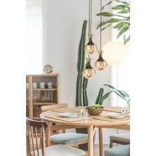AVONNI AV-60161-3ET Eskitme Kaplama Modern Avize E27 Metal Cam 40cm