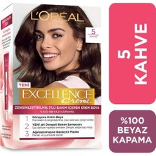 L'Oréal Paris Loreal Excellence Saç Boyası 5 x2+Saç Boyama Seti