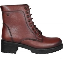 Castle Black 2680 Saf Deri Taba Kadın Bot