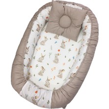 Bera Baby  Rabbit Model Kılıflı ve Fermuarlı Babynest Bebek Yuvası