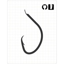 Fudo 3801 Mutsu No:4/0 Iğne Renk: Black Nikel 6'lı Paket