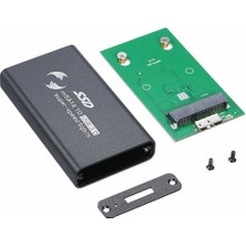 Kuvars Msata SSD USB Hard Disk Kutusu