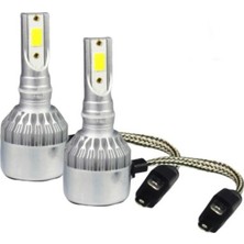 Eroğlu H4 LED Xenon Far Ampul Beyaz Şimşek Etkili 6000K 4400L - Hunter