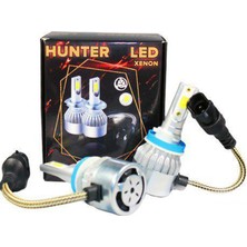 Eroğlu H4 LED Xenon Far Ampul Beyaz Şimşek Etkili 6000K 4400L - Hunter