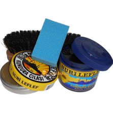 LefLef Nuri Leflef ayakkabı Boya Bakım Seti kahve