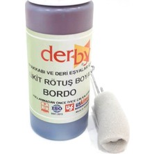 Derby  Deri Eşya,ayakkabı,direksiyon Rutuş ve Boyası  Bordo +Uygulama Süngeri