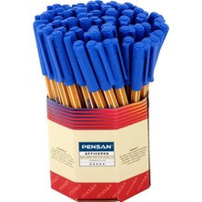 Pensan Tükenmez Kalem 60 Adet Office Pen Mavi 1010