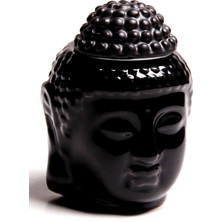 Mixperi Siyah Otantik Buda Seramik Buhurdanlık