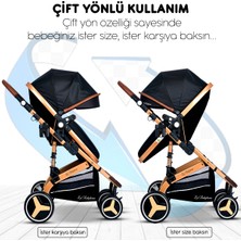 Baby Home 945 Paris Travel Sistem Bebek Arabası Anne Yanı Sepet Beşik 7 İn 1 Takım