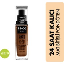NYX Professional Makeup Nyx Can't Stop Won't Stop Full Coverage Foundation Cappuccino