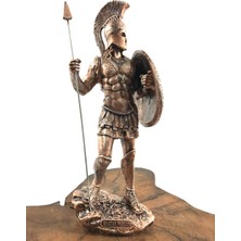 Otantik Hediyelik Spartan Savaşcı Heykel,mitolojik FIGÜR,300 Spartalı Biblo,spartalı Heykel,savaşçı Heykel,dekoratif Hediye