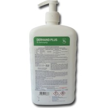 Derhand Plus El ve Cilt Dezenfektanı Pompalı Başlıklı 1 lt x 12 Adet