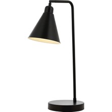 AVONNI ML-62077-02 Siyah Boyalı Masa Lambası E27 Metal 32x16cm