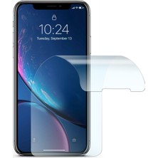 Kzy Apple iPhone 12 Pro Max Kılıf Şeffaf Airbag Antishock Köşe Korumalı Silikon Kapak + Nano Glass Ekran Koruyucu