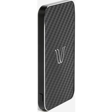 Woodie Milano Carbon Look Black Powerbank