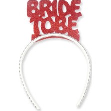 Hayaller Dükkanı Taç Evadan Simli Taşlı Brıde To Be Kırmızı P1