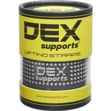 Dex Supports Halter - Ağırlık Kayışı Lifting Straps Gri Beyaz