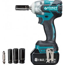 Sturdy Power Tools Brushless Motor 46 V 5 Ah Darbeli Somun Sıkma Makinesi