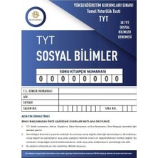 Bilgi Sarmal Yayınları TYT Sosyal Bilimler 30 x 20 Branş Denemeleri