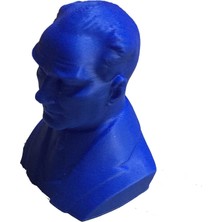Nct Robotik 3D Printer Baskı Atatürk Büstü Mavi