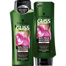 Gliss Bio-Tech Restore 360 ml + Bio-Tech Restore Saç Kremi 360 ml